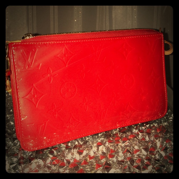 Louis Vuitton patent leather clutch